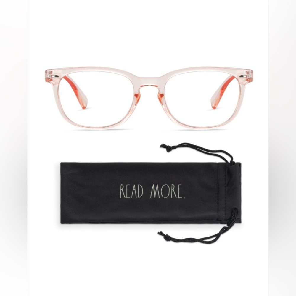 NEW IN BOX! Rae Dunn JUDY Blue Light Blocking Reading Glasses 0.00 Strength